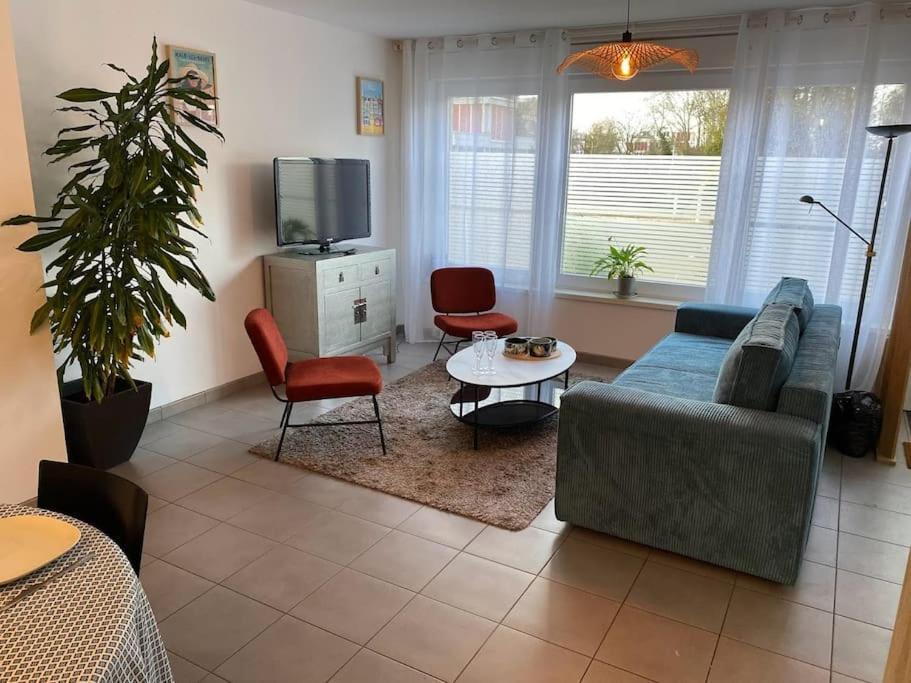 Dunkirk Au 154 Bis - Bel Appartement - Le Jardin מראה חיצוני תמונה